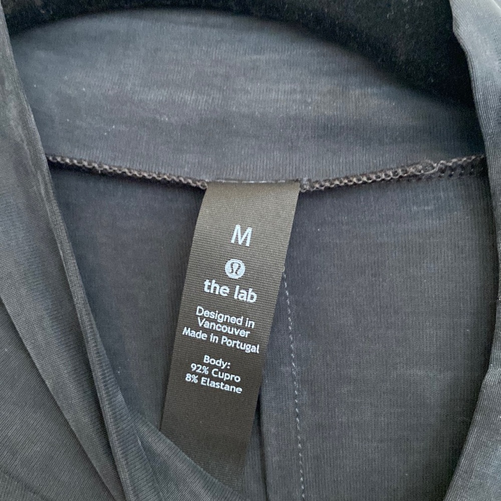 Black cupro/ elastine lululemon dress